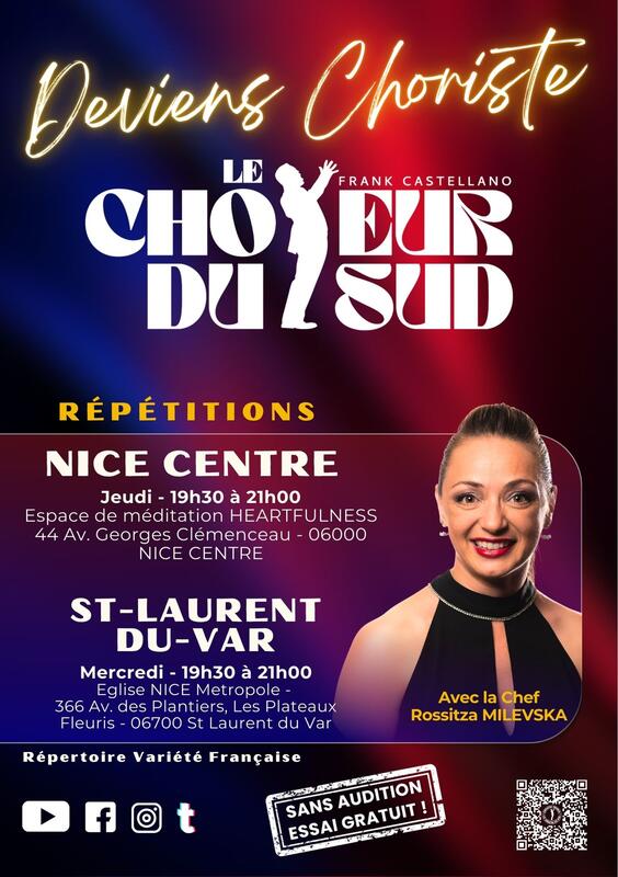 Illustration pour l'actualité Le Chœur du Sud - Nice Centre reprend ses répétitions