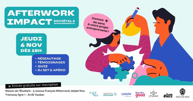 Illustration pour l'actualité Afterwork de l’entrepreneuriat