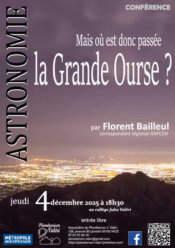 Illustration pour l’événement Conférence "Mais où est donc passée la Grande Ourse ?"