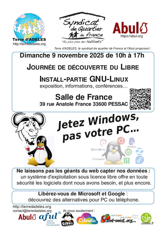 Illustration pour l’événement Journée du Logiciel Libre