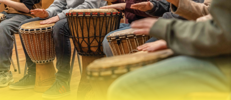 Illustration pour l’événement Ça percute ! Atelier percussion