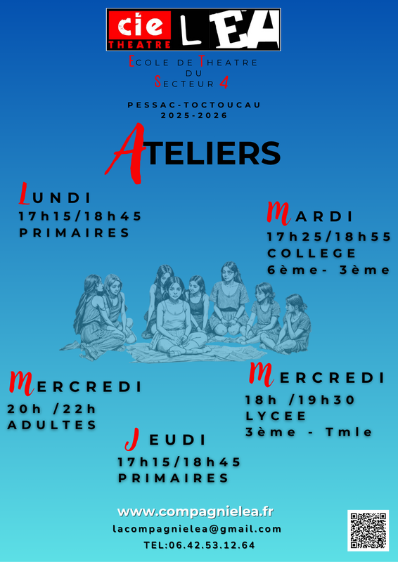 Illustration pour l’événement ATELIER THEATRE HEBDOMADAIRE