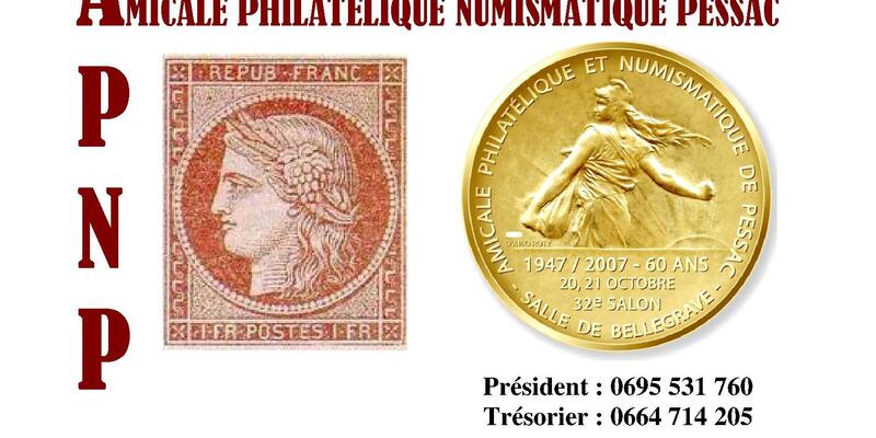 Illustration pour l’événement Bourse d’échanges Numismatique, Monnaies, billets, jetons