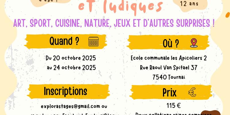 Illustration pour l’événement Stages d'automne