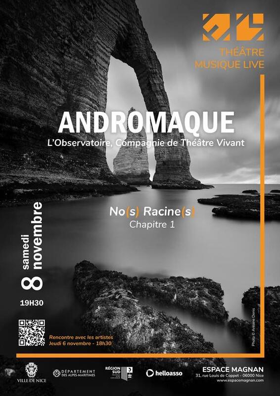 Illustration pour l’événement Andromaque / L'Observatoire, Compagnie de Théâtre Vivant