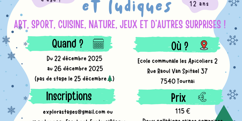 Illustration pour l’événement Stages d'hiver