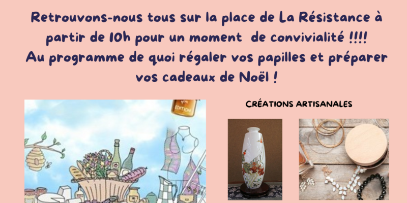 Illustration pour l’événement Marché artisanal et gourmand