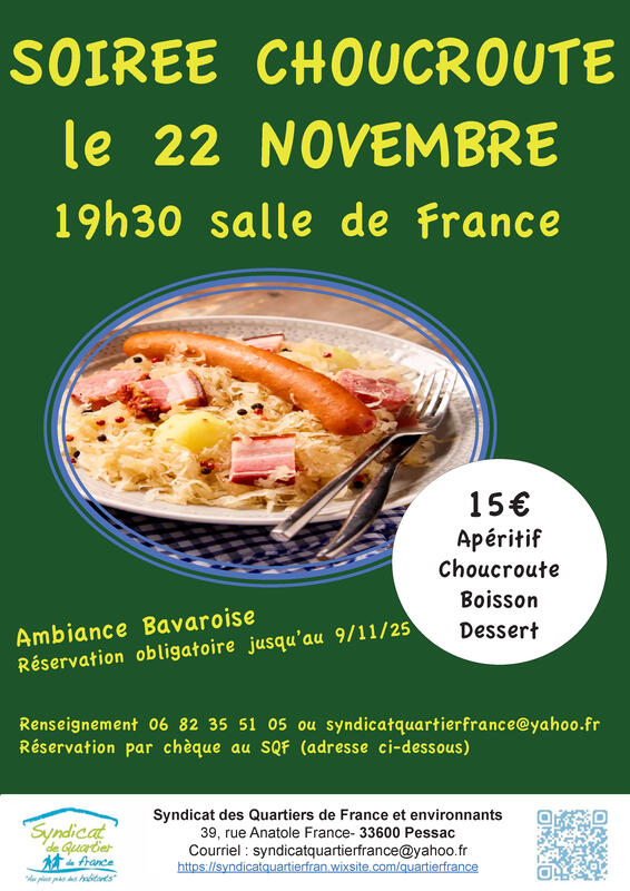 Illustration pour l’événement Soirée choucroute