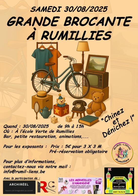 Illustration pour l’événement Marché aux puces, brocante, vide-grenier