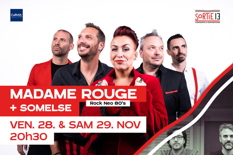 Illustration pour l’événement MADAME ROUGE + SomElse