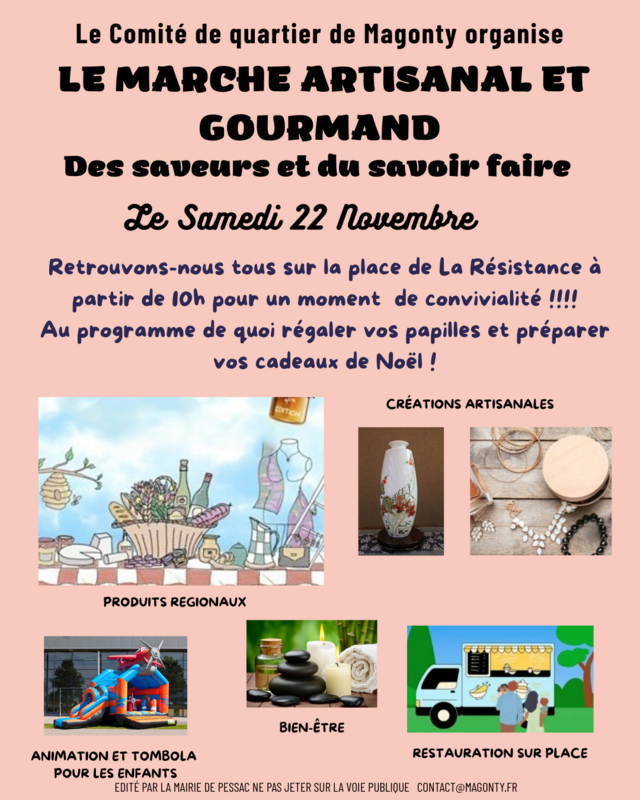 Illustration pour l’événement Marché artisanal et gourmand