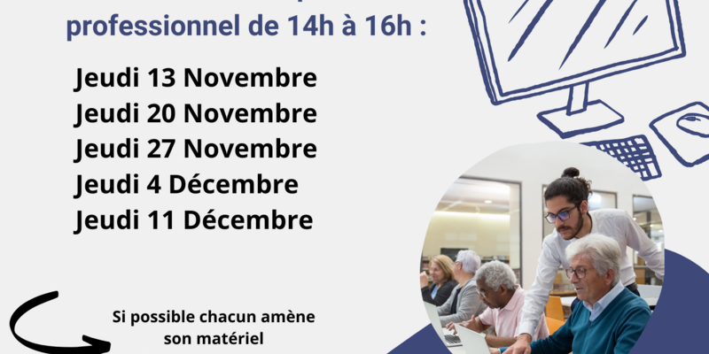 Illustration pour l’activité L'informatique après 60 ans? Facile